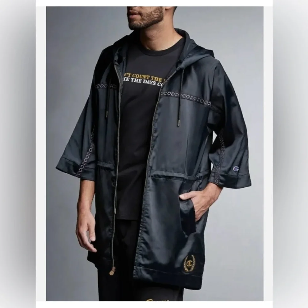 Champion X Muhammad Ali Satin Boxing Robe Jacket - Picture 2 of 8